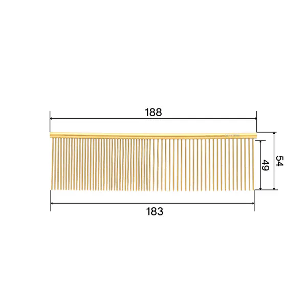 Hovedbilde Golden Metal Comb Magneifique XL, SoPosh