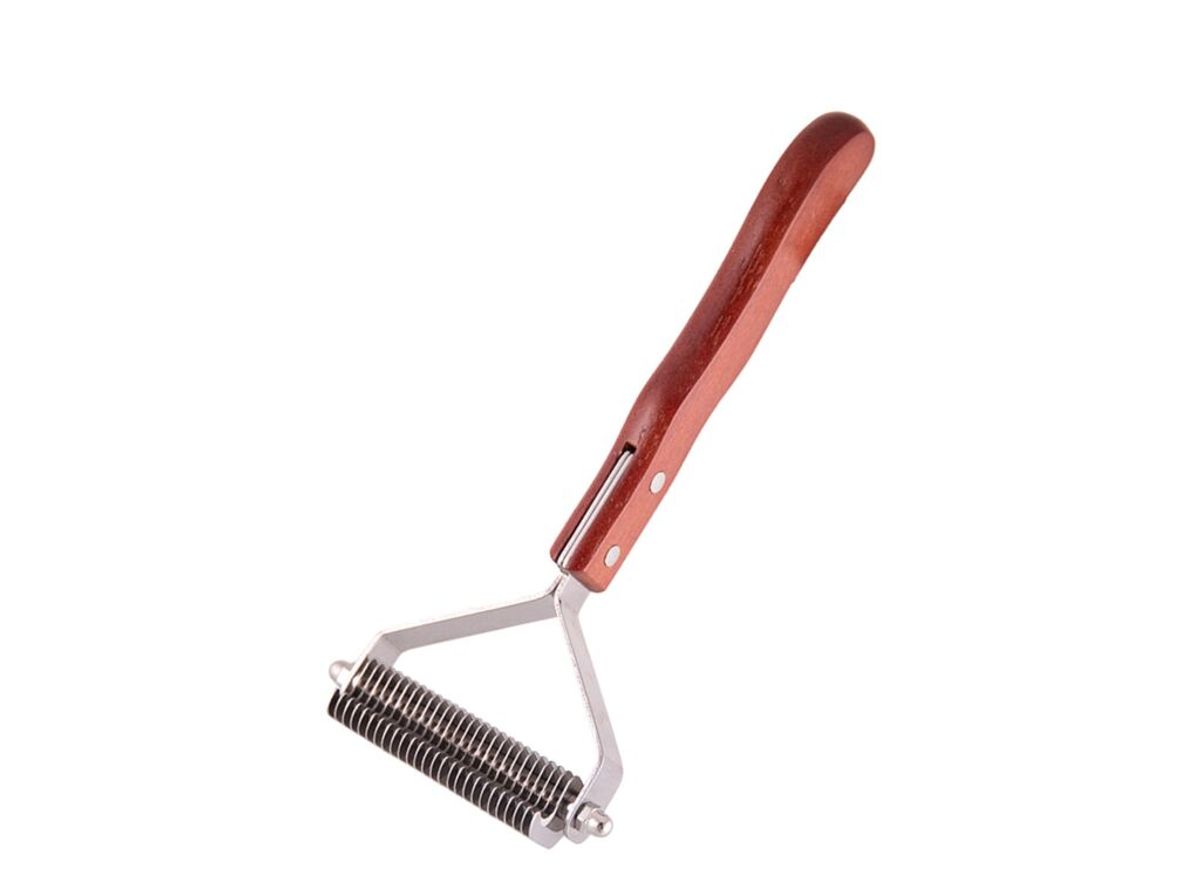 Wide Dematting Coat Rake - 26 Blades, Dezynadog