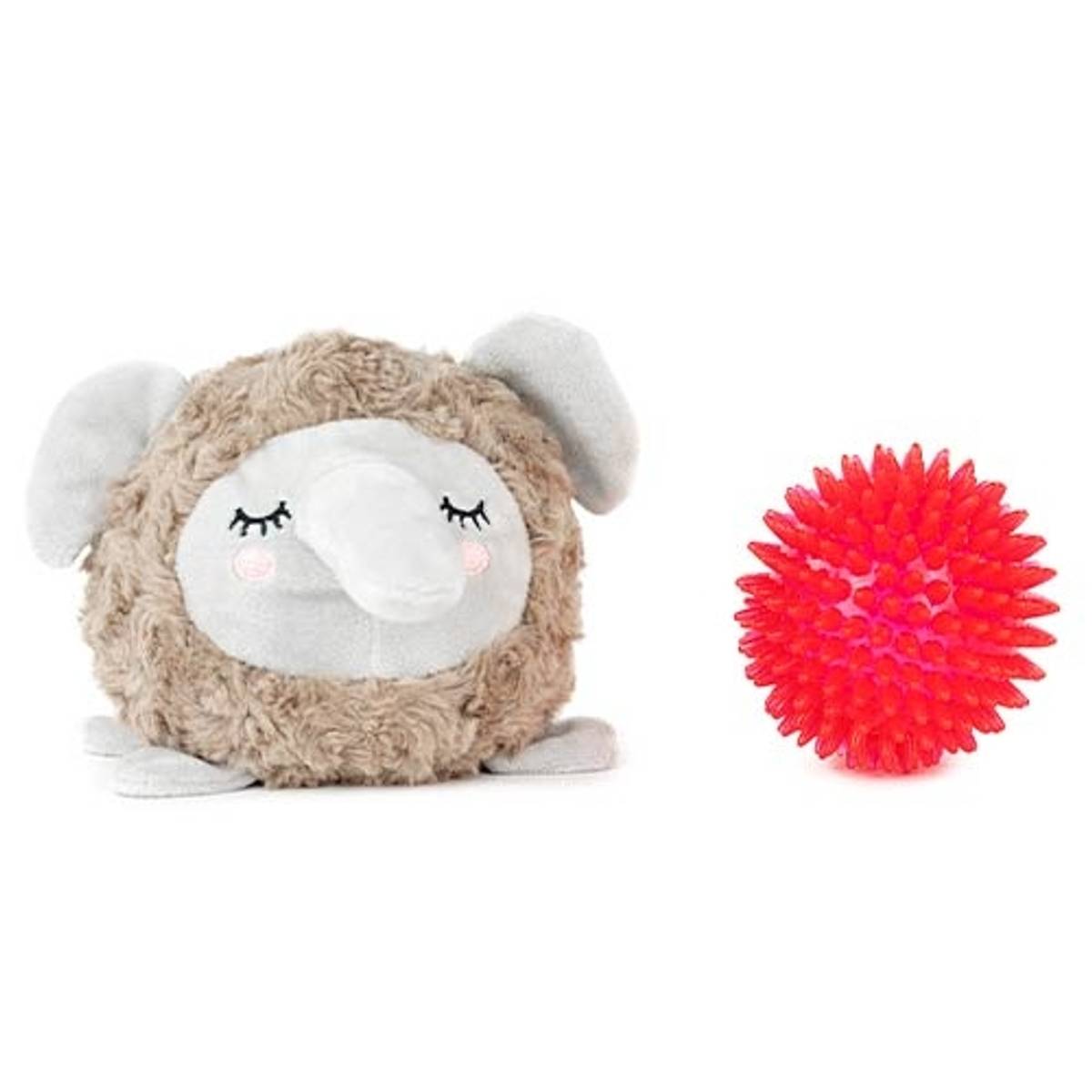 Baby Elephant Plush Whit Ball 17 x 16cm, Ibanez