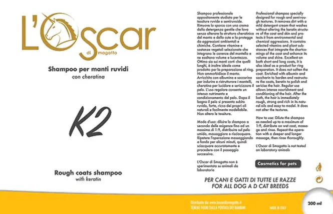 Hovedbilde K2 - Rough Shampoo, 250 ml bottle, L'Oscar