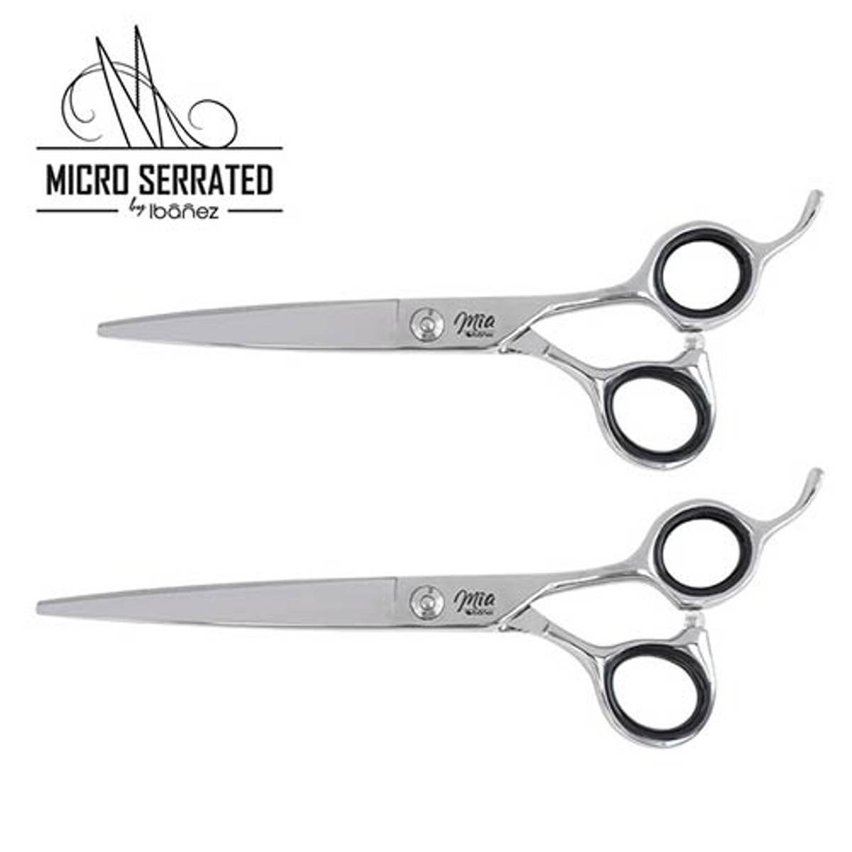 Mia rett saks med mikrospiss 17.5 og 20 cm, Ibanez