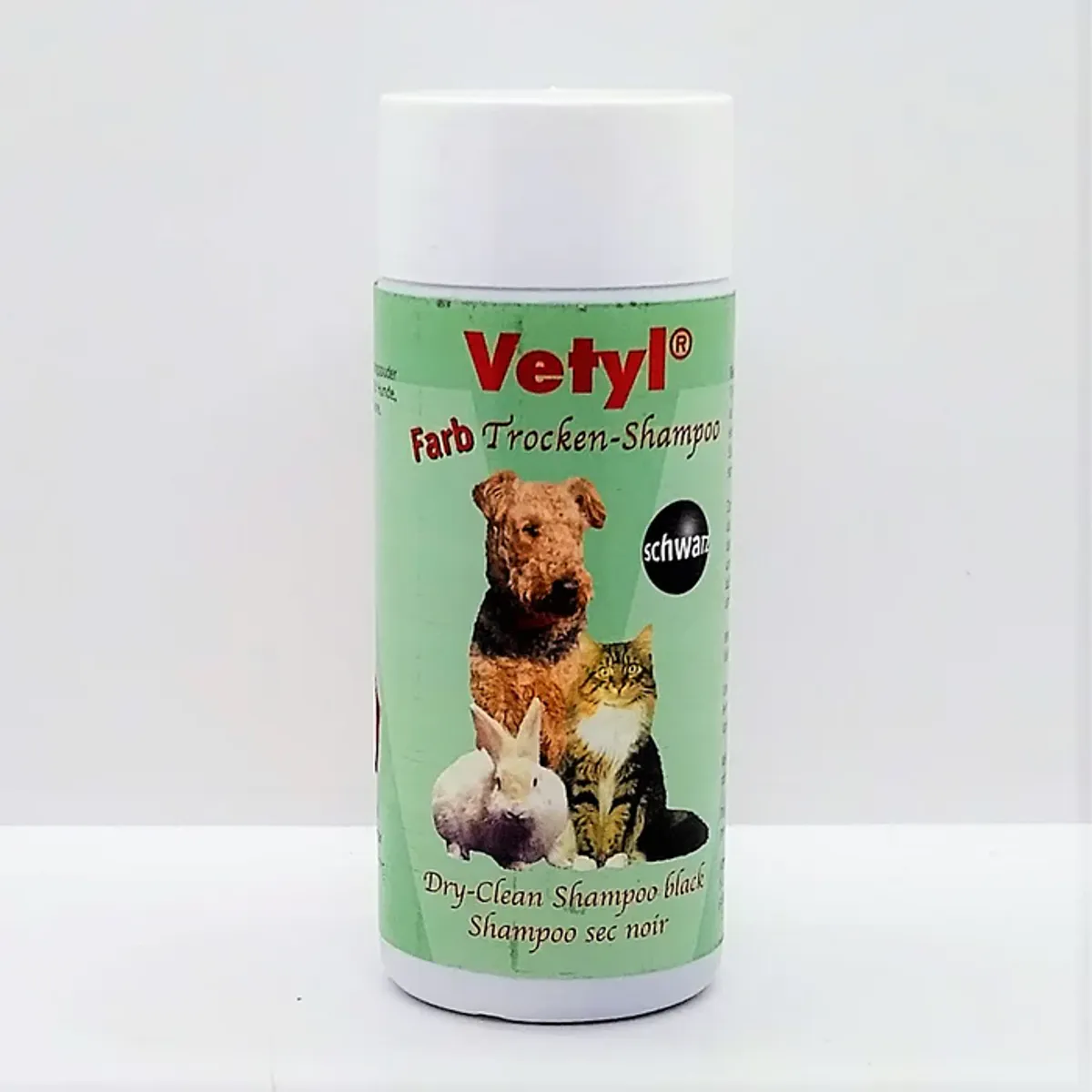 Tørrshampo Black 100 g, Vetyl