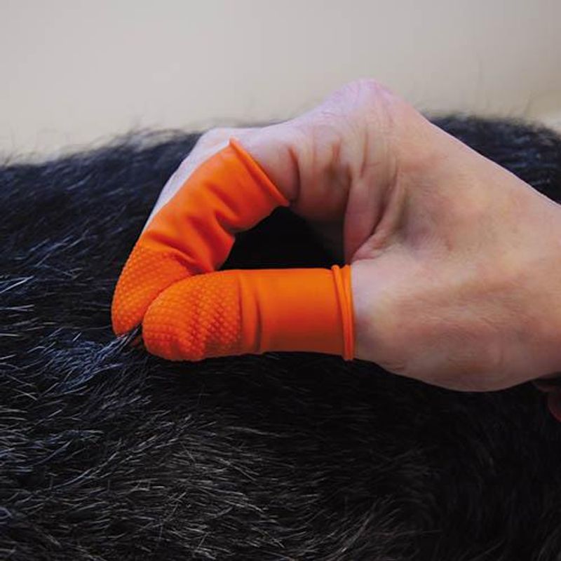 Fingerkondomer med grep Grippy Fingers 25 stk (L), Showtech