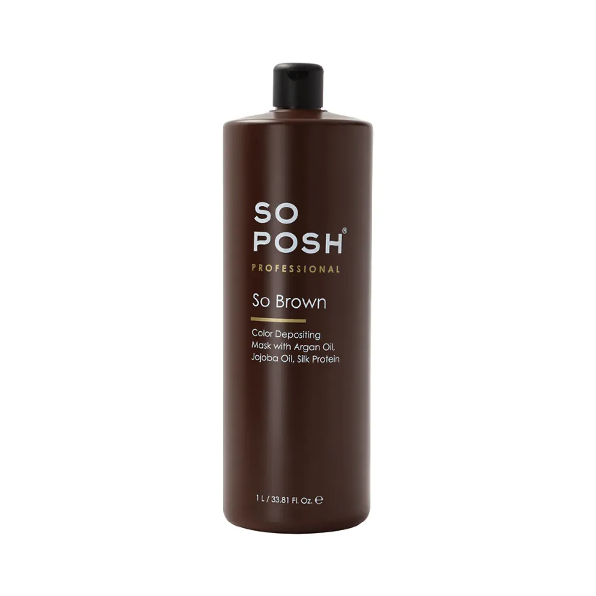 So Brown Color Depositing Mask 1L. Conditioner, SoPosh
