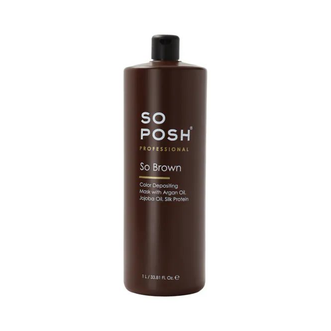 Hovedbilde So Brown Color Depositing Mask 1L. Conditioner, ...