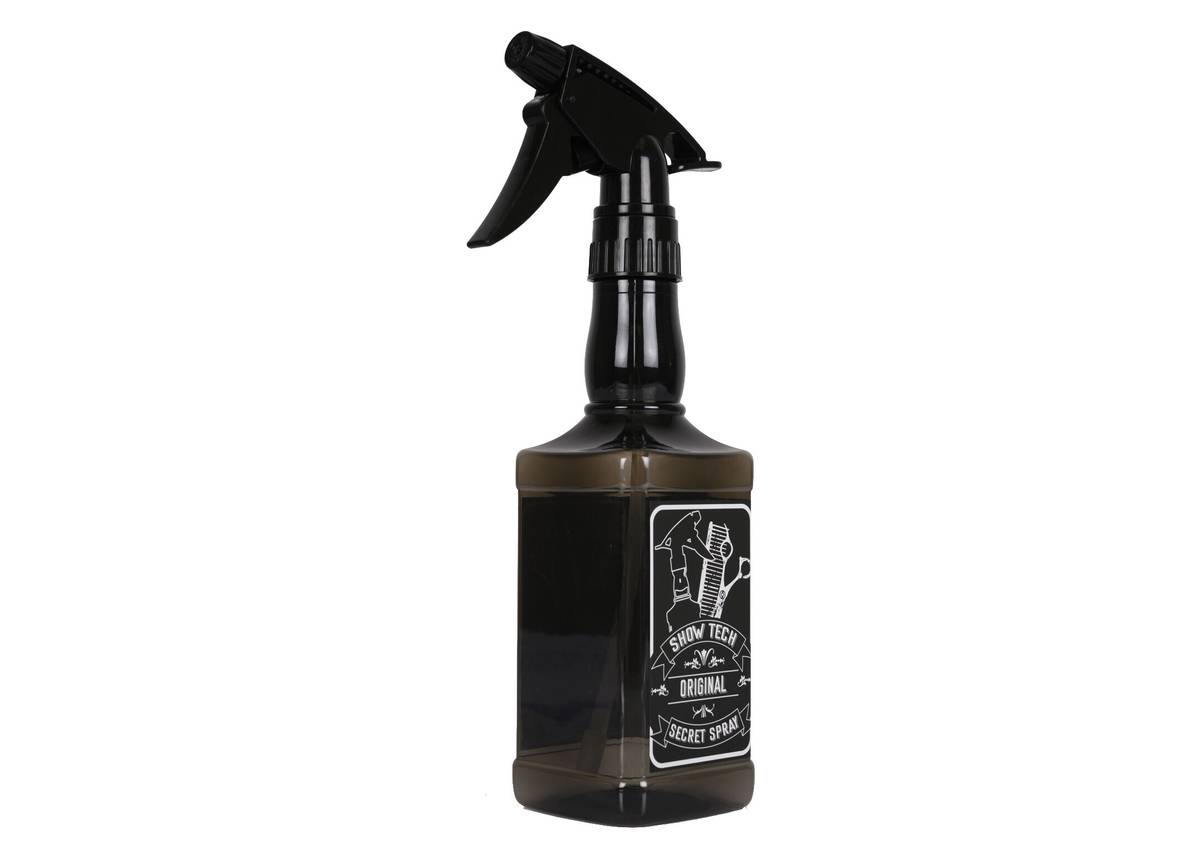 Exclusive Salon Spray Adjustable Bottle Black 500ml, ShowTech