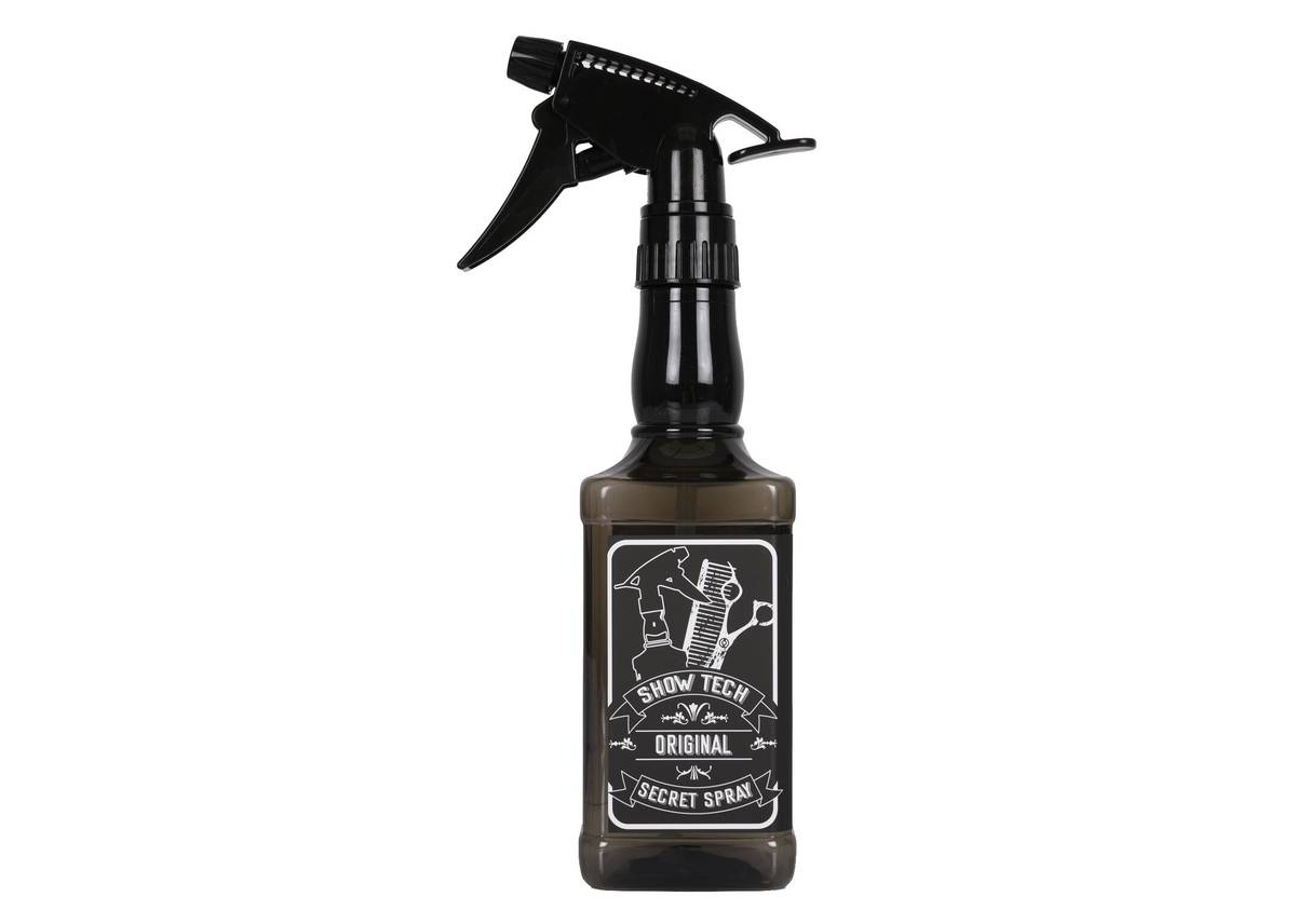Exclusive Salon Spray Adjustable Bottle Black 500ml, ShowTech