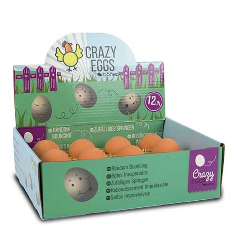 Crazy Egg Av Solid Gummi 6x4,5cm, Ibanez