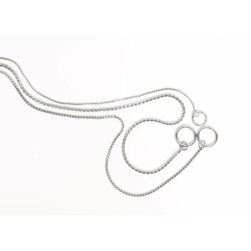 25cm x 2.7mm Show Chain Silver , Show Tech