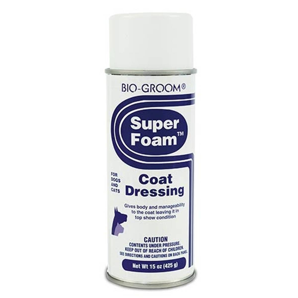 Volum spray, Super Foam, skum 425g, Bio-Groom