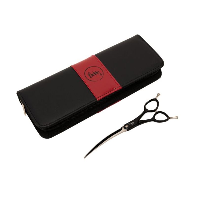 Sparkle Series Curved Scissors Black 16,5 cm  - 6,5